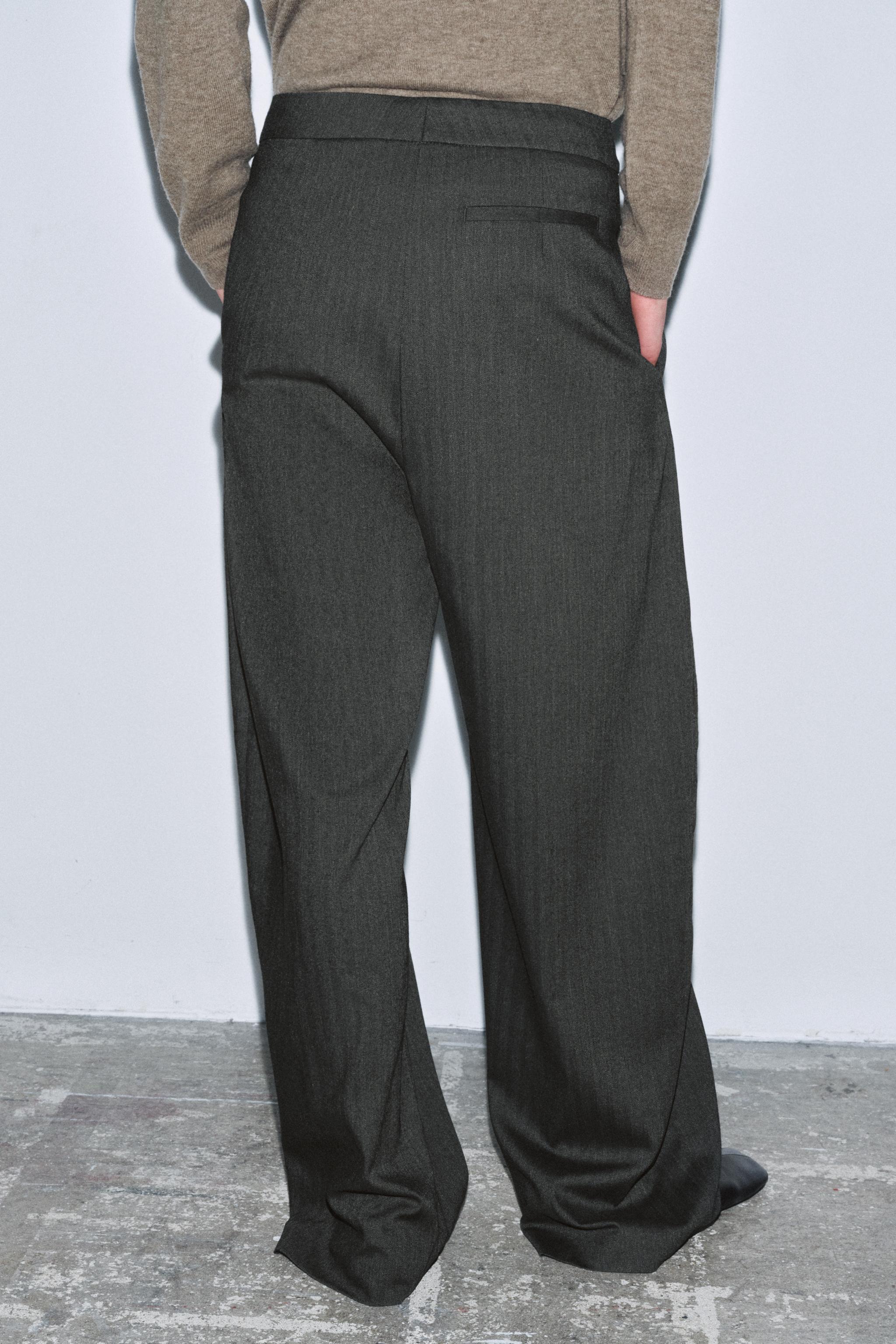 TEXTURED BALLOON PANTS ZW COLLECTION